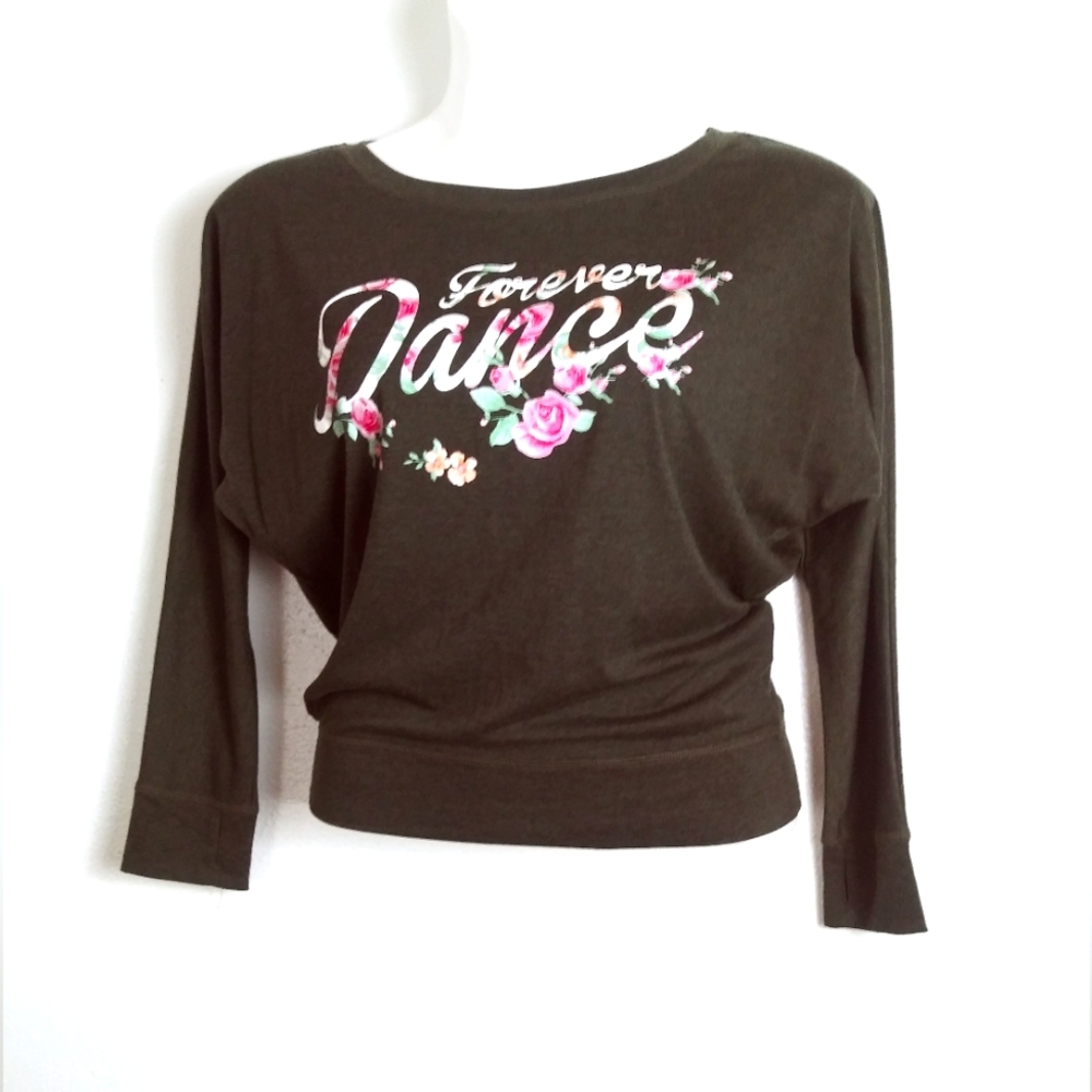 Sugar And Bruno S/M Gray Long Sleeve Tee